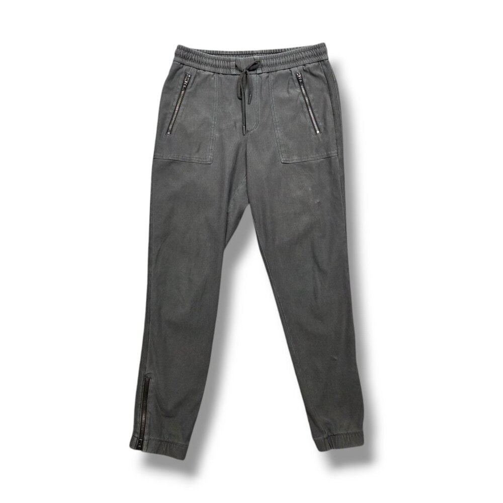 Athleta Farallon Pant Womens 4 Gray RIP TEAR Mid Rise Hiking Travel